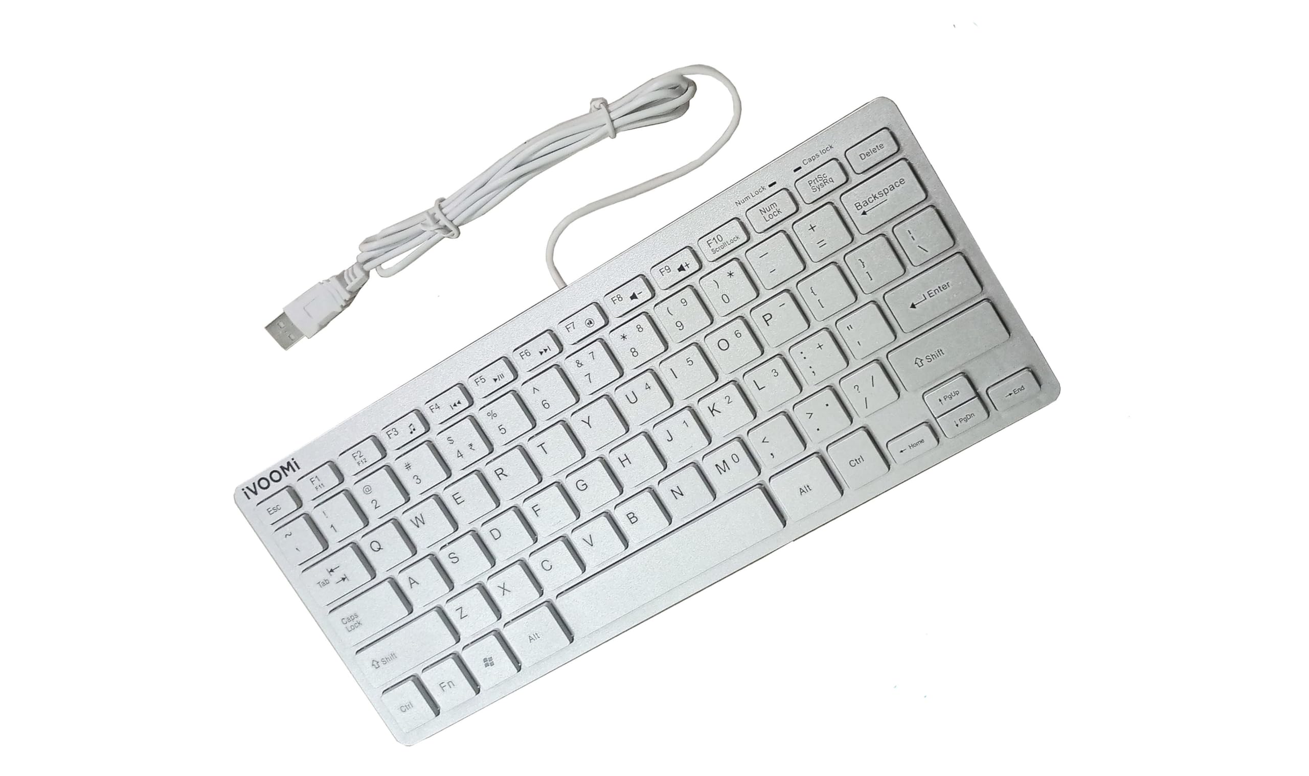 Amazon.in: Buy iVOOMi Venom Wired Mini Keyboard (Silver) Online at